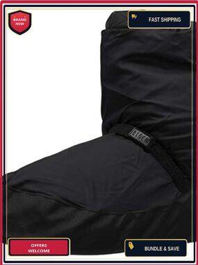 Warm Up Bootie Ankle Boots, Non-Slip Sole, Windproof Nylon Shell, Cozy Lining
